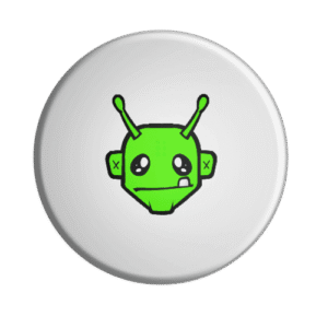 BADGESAGOGO.FR - Badge Alien vert