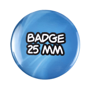 BADGESAGOGO.FR - Badge 25mm 100% personnalisé avant