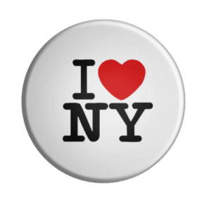 BADGESAGOGO.FR - Badge I LOVE NY