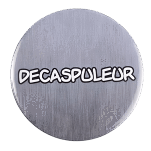 BADGESAGOGO.FR - Décapsuleur 59 mm 100% personnalisé face avant