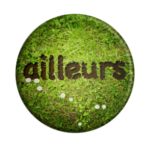 BADGESAGOGO.FR - Badge L'herbe est plus verte