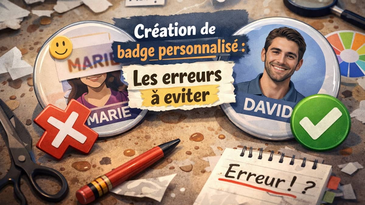 Votre badge peut faire pro… ou totalement amateur 👀Les erreurs les plus fréquentes :
❌ mauvaise résolution
❌ typo illisible
❌ trop d’infos
❌ mauvais contraste🎟️ On vous montre comment éviter ça dans notre dernier article.🔗 https://badgesagogo.fr/creation-badge-personnalise-erreurs-a-eviter/#BadgePersonnalisé #Branding #CommunicationVisuelle #EventProfs #badge #badgedesign #badges #badgespersonnalisés #badgesdesign